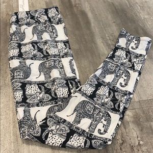 Elephant print leggings